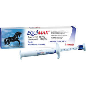 Equimax (ivermectin 1.87%, praziquantal 14.03%) Paste 0