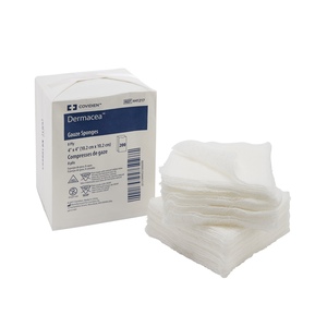 Gauze Sponge Dermacea Cotton 8-Ply 4X 4-NonSterile