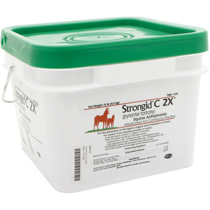Strongid C 2X Wormer for Horses 10-lbs Pellets