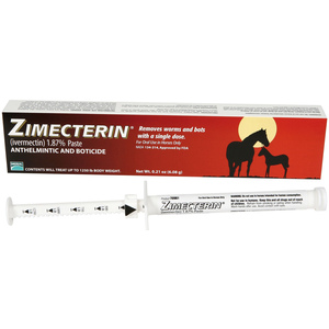 Zimecterin (ivermectin 1.87%) Dewormer Paste for Horses 0