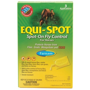 Equi-Spot Spot-On Fly Control for Horses 3pk