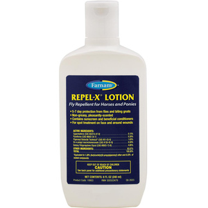 Repel-X Fly Repellent Lotion for Horses 8-oz