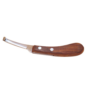 Stainless Steel Narrow Blade Hoof Scraper 8-3-4 Right